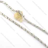 6mm wide stainless steel bamboo chain n000525