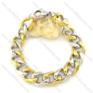 Good Quality 316L Stainless Steel stamping bracelets -b001385