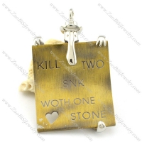Practical Stainless Steel special pendants for men -p001230