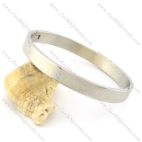 Excellent 316L Steel stamping bangles -b001506
