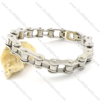 Nice Stainless Steel mens biker bracelets -b001553
