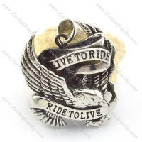 live to ride eagle pendants for mens p001495