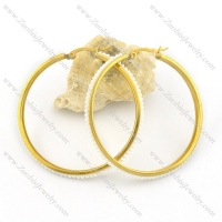 gold plated earrings e000778
