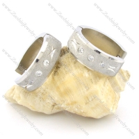 stainless steel cutting earring e000752
