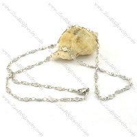 Nice-looking Oxidation-resisting Steel small chain necklaces for ladies -n000388