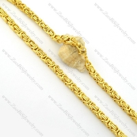 Good Quality 316L Stainless Steel stamping necklaces -n000398