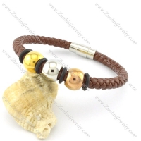 lengt of 21cm leather bracelets b001617