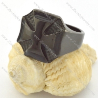 black plated casting iron cross ring r001211