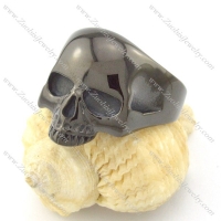 black small stainless steel casting skull rings for women r001210