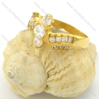gold tone wedding rings in 316l stainless steel on sale r001189