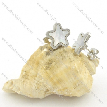 stainless steel special earring e000726