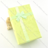 yellow paper jewelry gift boxes for pendant pa0012