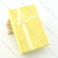pale yellow paper jewelry boxes pa0008