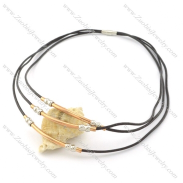 leather necklace n000450
