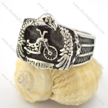 motorcycle eagle ring for bikers r001599