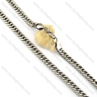 60cm long 0.9cm wide necklace n000661