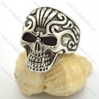 sharp tooth skull ring r001704