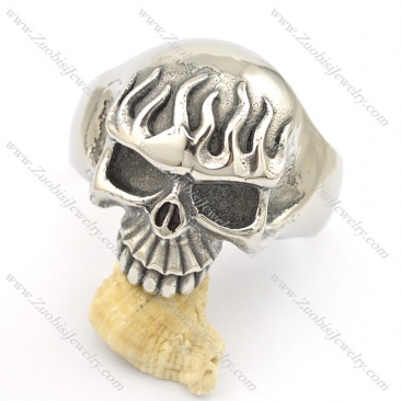 big fire skull bangle for mens b002509