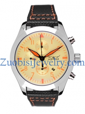 Stainless Steel Watch for Mens with Leather Band ZBSLZ0065