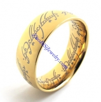18K Gold Plated The Lord of the Rings In 316L Stainless Steel men women JR430005