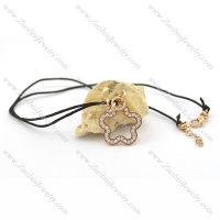 Rose Gold Plum Blossom Necklace n000738
