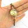 Small Steampunk 3D Glass Ball Transparent Mechanical Pocket Watch Chain pw000417-3