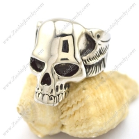 deformed skull ring r002202
