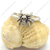 cute spider ring with clear rhinestoe for ladies r002205
