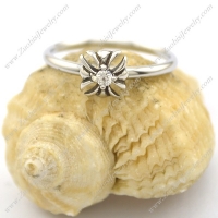 clear stone celtic cross ring for lady r002216