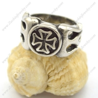 flame cross ring for bikers r002233