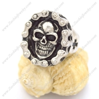 bicycle bike chain ring with skull in the middle r002252