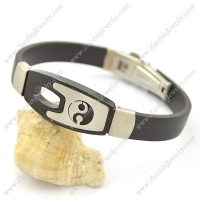 Taiji Rubber Bracelet b002974