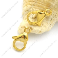 13mm Gold Plating Stainless Steel Lobster Closure a000033