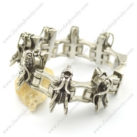 7 Dragon Heads Bike Chain Bracelet b003029