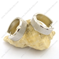 7MM Stainless Steel Cutting Earring e001018