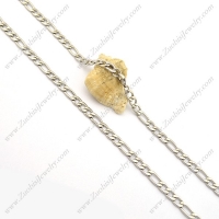 6MM Stainless Steel Figaro Chains n000966