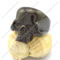 Black Cheap Skull Rings r002607