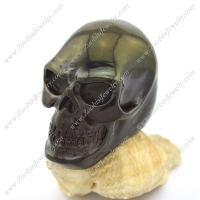 Large Cheap Skull Rings in Black Plating r002610
