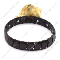 Black Tungsten Carbide Bracelet b003763