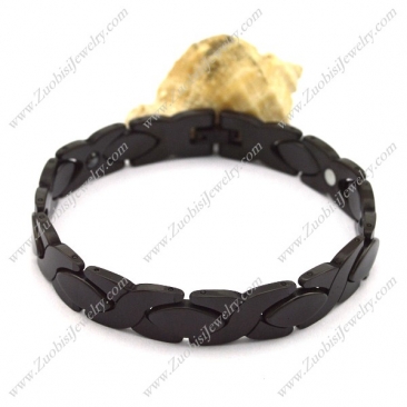 Mens Black Tungsten Bracelets b003771