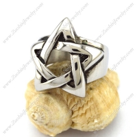 Hollow Pentacle Ring r002944