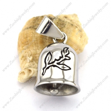 Stainless Steel Motor Bicycle Bell Pendant p002859