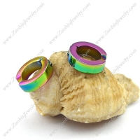 Colorful Stainless Steel Earirng e001155