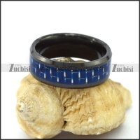 Blue Carbon Fibre Tungsten Ring r003094