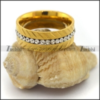 14k Gold Wedding Rings in Stainless Steel r003421