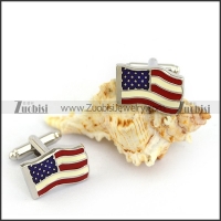 American Flag Cooper Cufflinks c000039