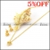 Gold Stainless Steel Necklace and Earring Set s001927