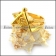 18K Gold Plating Mason Ring r004631