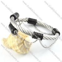 Stainless Steel Rope Bracelet - b000266