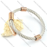 Stainless Steel Rope Bracelet - b000270